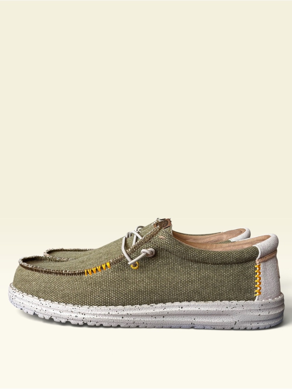 HeyDude WALLY COASTLINE JUTE Slip-on Men’s Size 10 Brand New